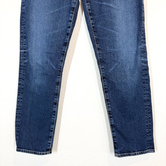 AG Adriano Goldschmied Ex Boyfriend Jeans Slouchy Slim Blue Size 28 - Picture 6 of 12